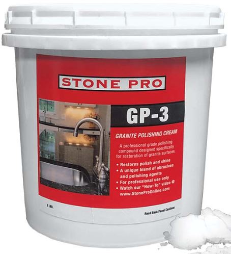 Stone Pro GP-3 Granite Polishing Cream 1lb