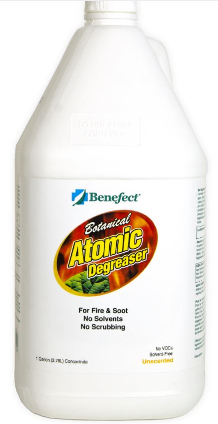 Benefect Atomic Degreaser Gallon for Fire and Soot cleaning