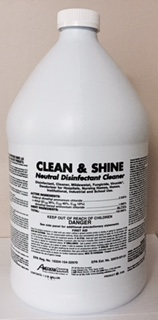 Clean & Shine Neutral Disinfectant - 1 Gallon | Alan Janitorial Distributors Inc.