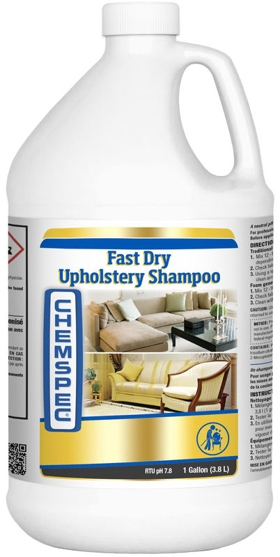 Chemspec Fast Dry Upholstery Shampoo 1 gal  Alan Janitorial Distributors Inc.