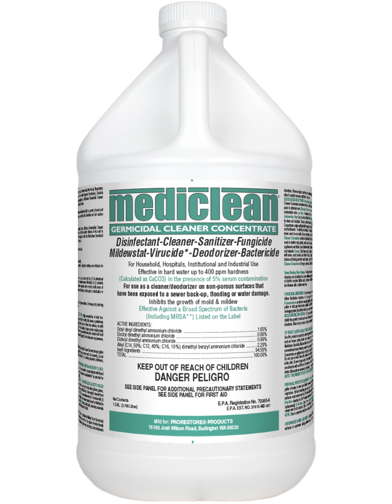 Mediclean Formally Microban Germicidal Cleaner Concentrate 1 gallon | Alan Janitorial Distributors Inc.