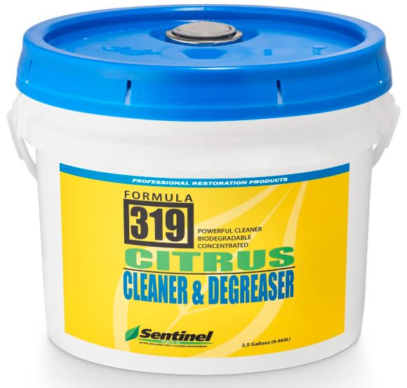 Sentinel Cleaner Ii Sentinel 319 Citrus Cleaner & Degreaser 2.5 Gallon Pail