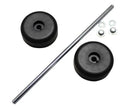 60161 Sanitaire Wheel & Axle Assy