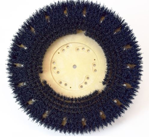 15" Clean-Grit Rotary Scrub Brush 180 grit assembled