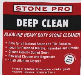 Stone Pro Deep Clean Alkaline HD Stone Clrr