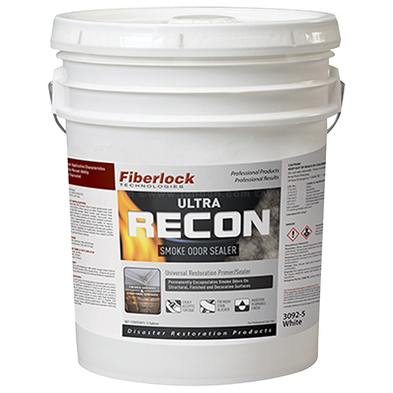 Fiberlock RECON- ULTRA Smoke Odor Sealer-White 5 gallon | 3092-5 | Alan Janitorial Distributors, Inc.