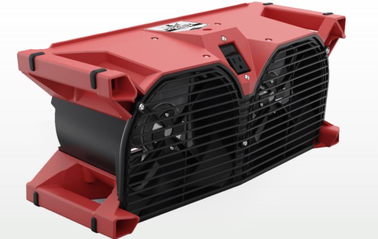 Phoenix Focus II Axial Fan in Red