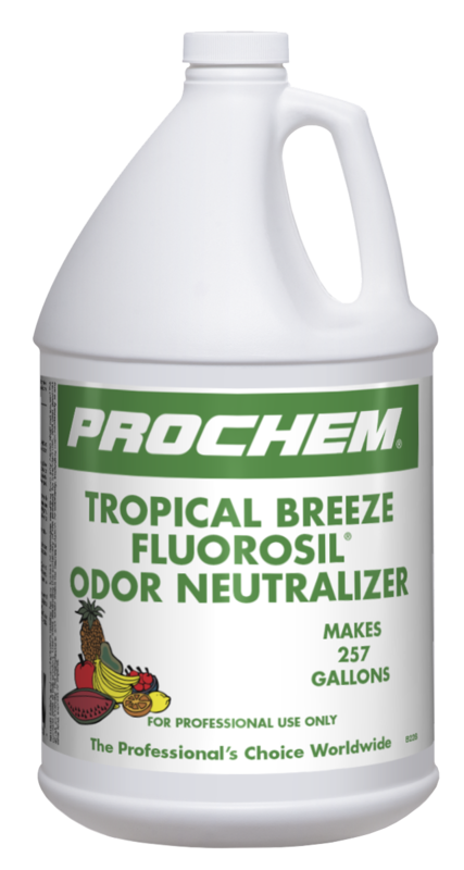 1gal Prochem Tropical Breeze Fluorosil Odor Neutralizer B228-4