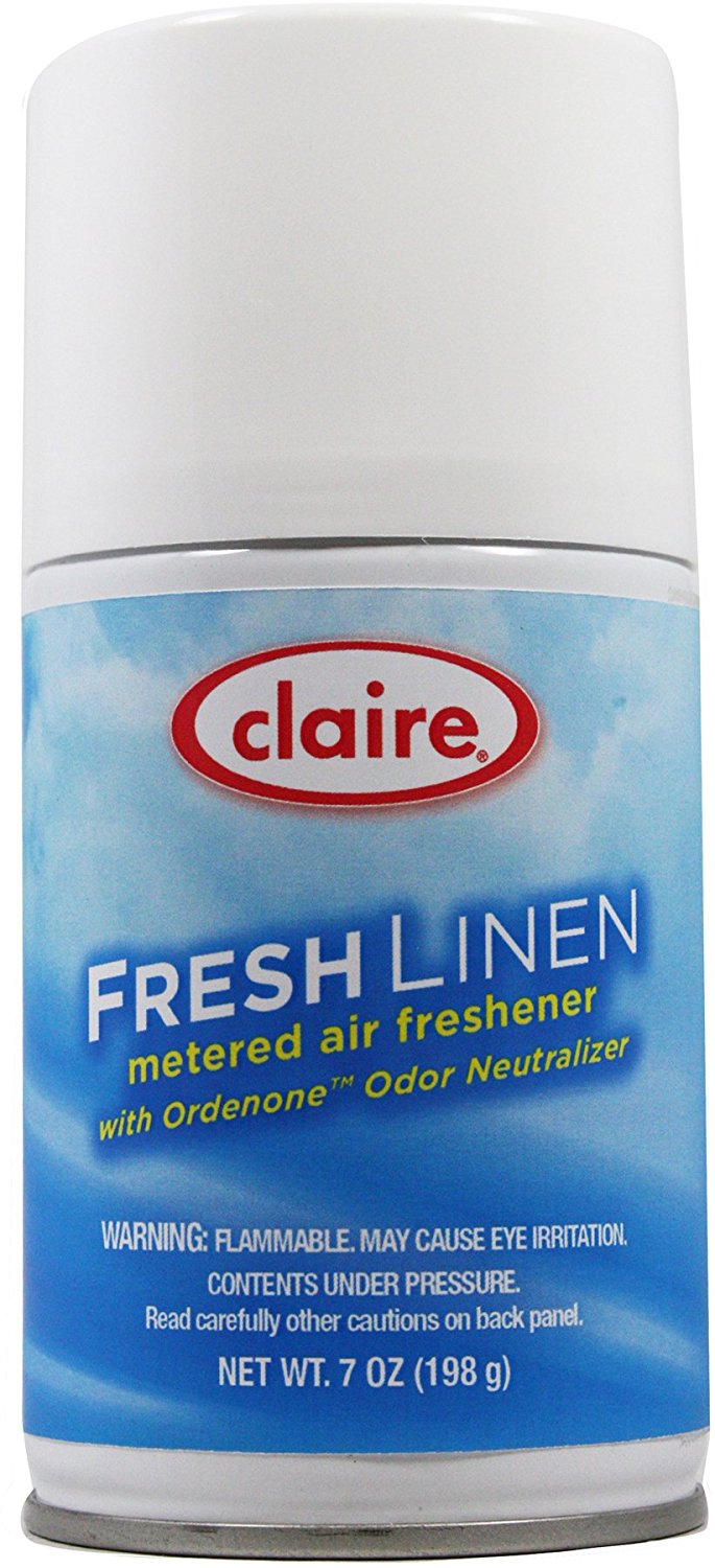 Claire Fresh Linen Metered Air Freshener 7oz.