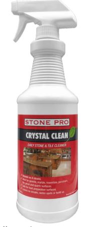 Crystal Clean Daily Stone Cleaner 32oz. Spray