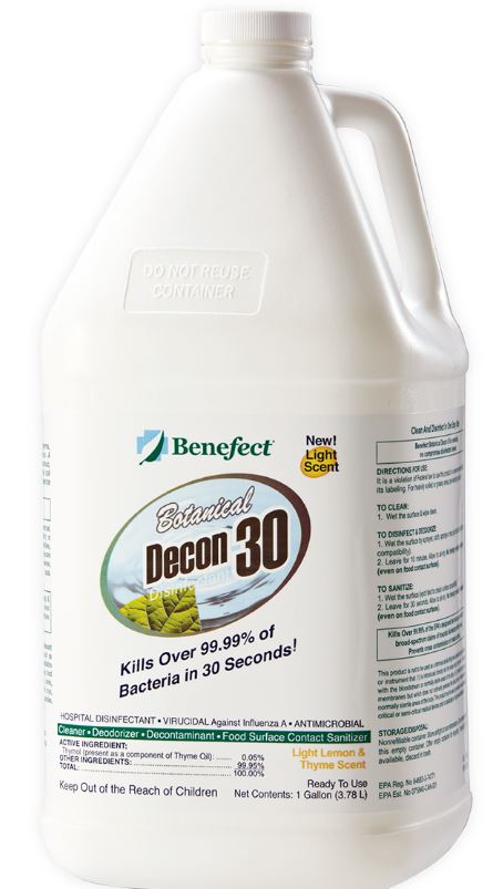 Benefect Botanical Decon 30 Disinfectant Gallon
