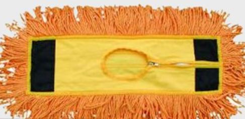 5"x36" Orange Dust Mop with zipper