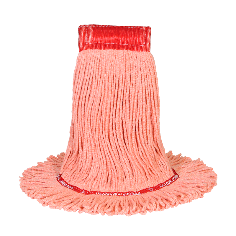 Medium Orange Mop Head looped and banded