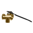 Kingston Valve 45degree  w/handle, Brass  HP