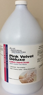 Pink Velvet Deluxe Lotion Had Soap | Alan Janitorial Distributors Inc.