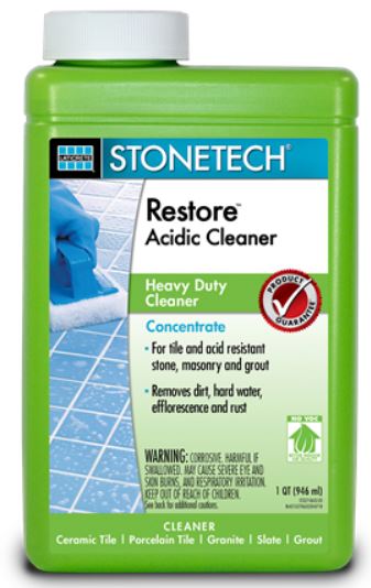 StoneTech Restore Acidic Cleaner Concentrate  Quart