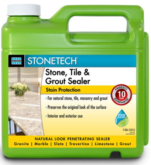 Stonetech Stone, Tile and Grout Sealer Stain Protection Gallon