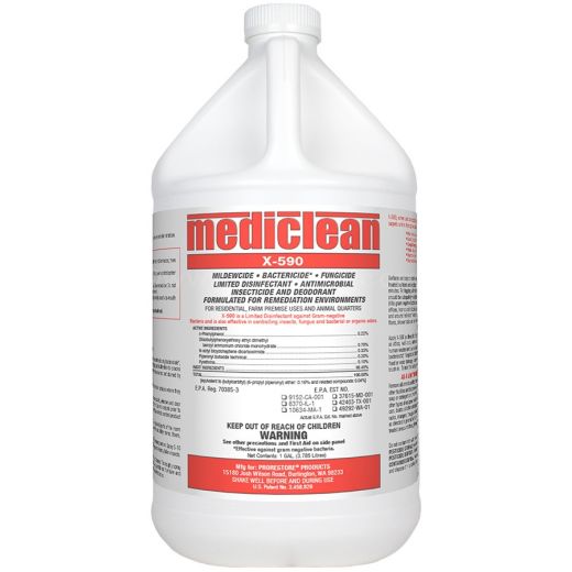 Mediclean  X-590 Institutional Spray 1 gallon  Alan Janitorial Distributors Inc.